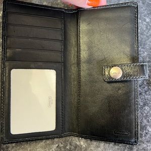 Coach checkbook wallet never used